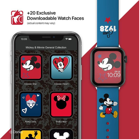 Disney Mickey Mouse - Pasek do Apple Watch (Classic Star)