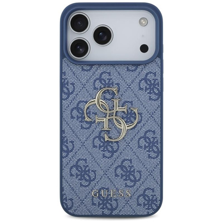 Guess 4G Big Logo - Etui iPhone 17 Pro Max (niebieski)