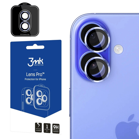 3mk Lens Protection Pro - Szkło na obiektyw aparatu iPhone 17 (Light Blue)