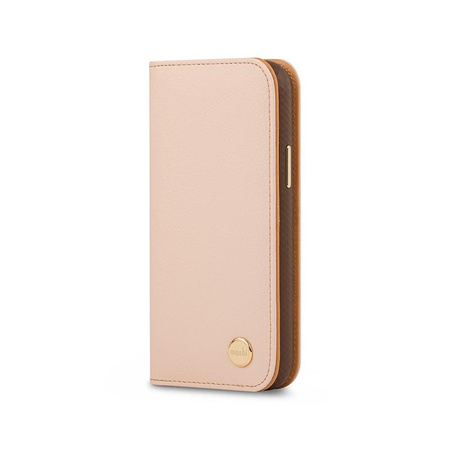 Moshi Overture - Etui 3w1 iPhone 12 Mini z kieszeniami na karty + stand up (system SnapTo) (Luna Pink)