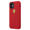 Ferrari On Track Silicone – Etui iPhone 12 mini (czerwony)