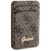 Guess Wallet Cardslot Stand MagSafe 4G Classic Logo - Portfel magnetyczny z funkcją standu (brązowy)