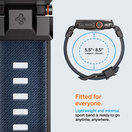 Spigen DuraPro Armor - Pasek do Apple Watch 44/45/46/49 mm (Navu Blue)