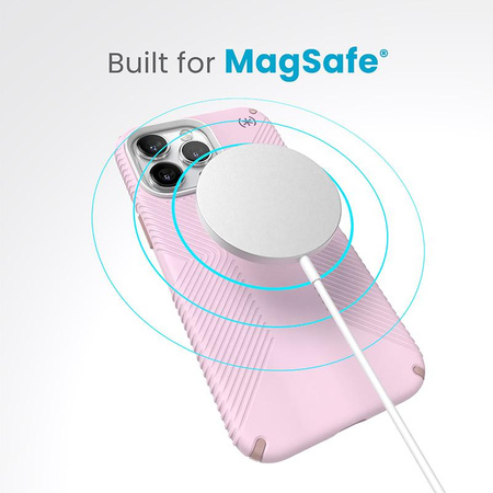 Speck Presidio2 Grip Magsafe - Etui iPhone 15 Pro Max (Soft Lilac / Carnation Petal / Rouge Pink)