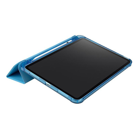 Tucano Satin Case – Etui do iPad 11" (2025) / iPad 10.9" (2022) w/Magnet & Stand up z uchwytem Apple Pencil (niebieski)