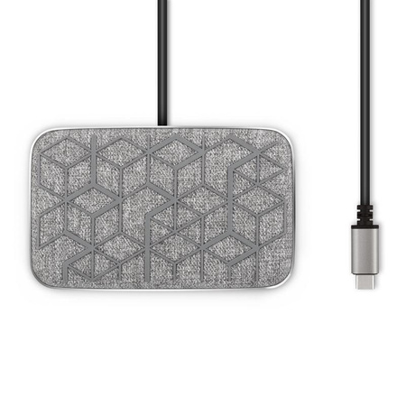 Moshi Symbus Q - Hub USB-C + ładowarka bezprzewodowa indukcyjna Qi do iPhone i Android (Gray)