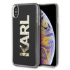 Karl Lagerfeld Logo Karl - Etui iPhone Xs Max (Gold Glitter)