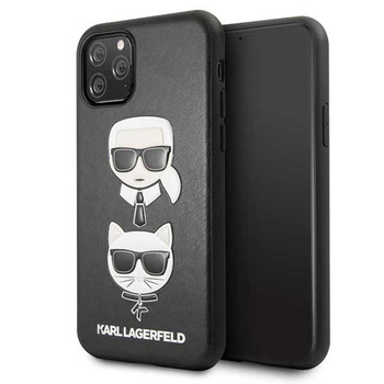 Karl Lagerfeld Embossed Case Karl & Choupette - Etui iPhone 11 Pro (Black)