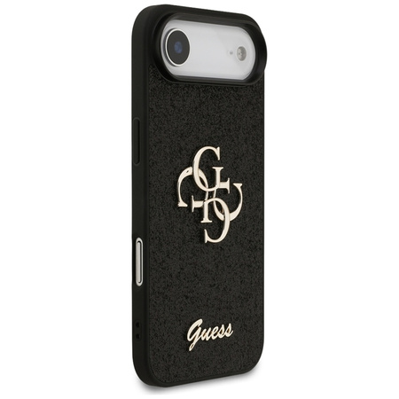 Guess Fixed Glitter Big 4G - Etui iPhone Air (czarny)