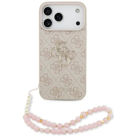 Guess 4G Strap 4G Classic Logo - Etui iPhone 17 Pro Max (różowy)