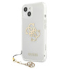 Guess 4G Big Logo Charm Gold- Etui iPhone 13 (złoty charms)