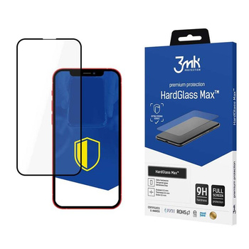 3mk HardGlass Max - Szkło hartowane do iPhone 13 / iPhone 13 Pro (Czarny)