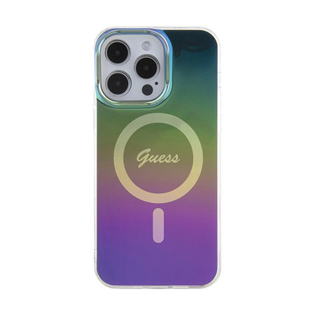 Guess IML Iridescent MagSafe - Etui iPhone 15 Pro Max (kolorowy)