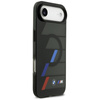BMW M IML Metal Buttons Tricolor Lines MagSafe - Etui iPhone Air (czarny)