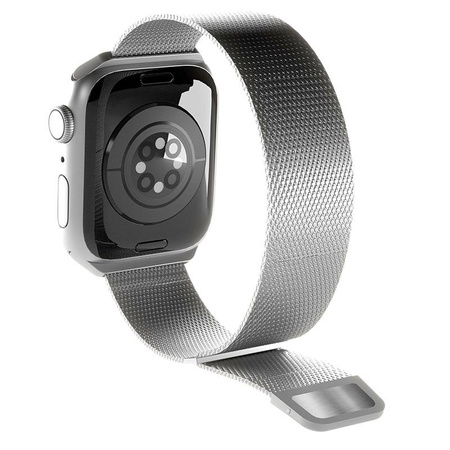 Puro Milanese Magnetic Band - Pasek ze stali nierdzewnej do Apple Watch 38/40/41/42 mm (srebrny)