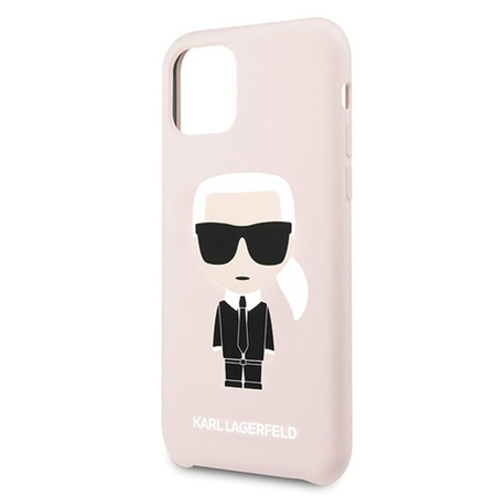 Karl Lagerfeld Fullbody Silicone Iconic - Etui iPhone 11 Pro (Pink)