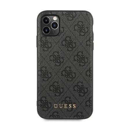 Guess 4G Metal Gold Logo - Etui iPhone 11 Pro (szary)