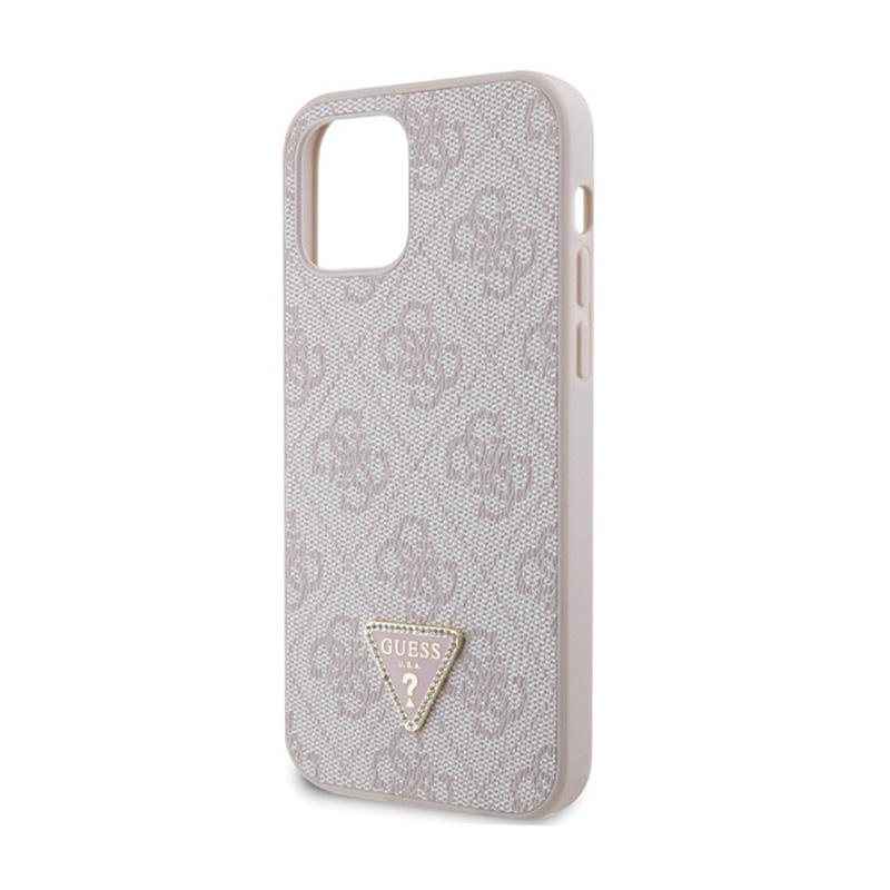Guess Crossbody 4G Metal Logo iPhone 15 Pro Max Case - różowy