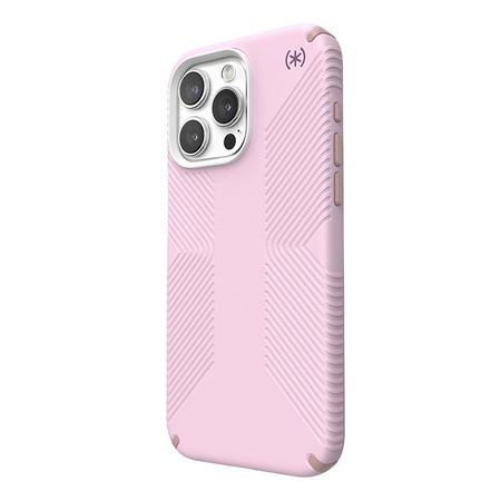 Speck Presidio2 Grip Magsafe - Etui iPhone 15 Pro Max (Soft Lilac / Carnation Petal / Rouge Pink)