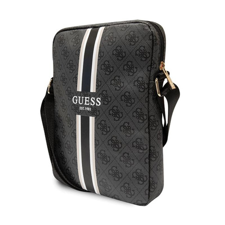 Guess 4G Stripes Tablet Bag - Torba na tablet 10" (Czarny)
