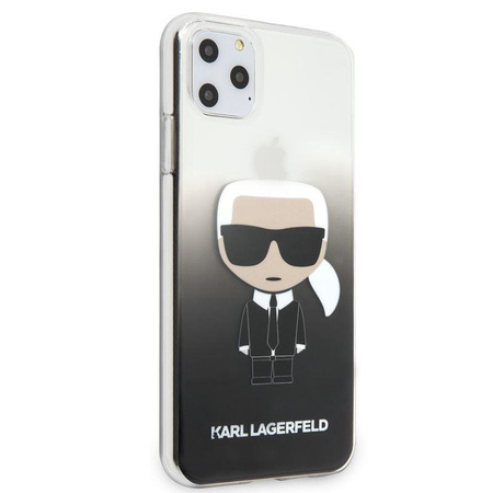 Karl Lagerfeld Iconic Karl Gradient - Etui iPhone 11 Pro Max (czarny)