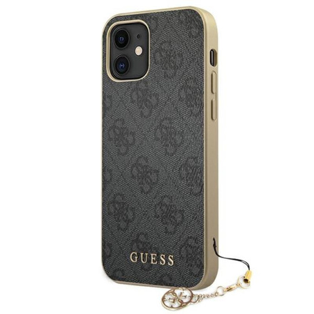 Guess 4G Charms Collection - Etui iPhone 12 mini (szary)