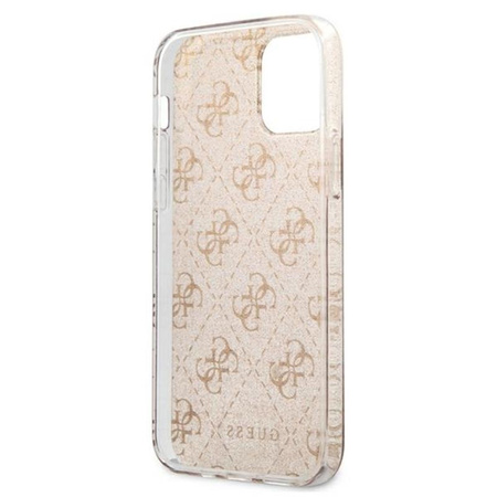 Guess 4G Glitter - Etui iPhone 12 Pro Max (Gold)