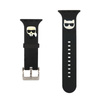 Karl Lagerfeld Silicone Karl & Choupette Heads – Pasek do Apple Watch 42/44/45 mm (czarny)