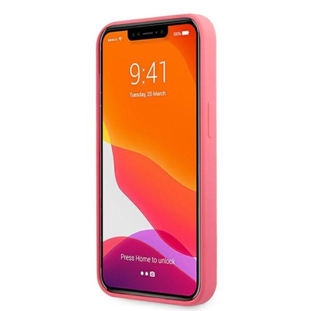 Karl Lagerfeld Silicone Karl & Choupette - Etui iPhone 13 Pro Max (fuksja)