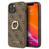 Guess 4G Ring Case - Etui iPhone 13 (brązowy)
