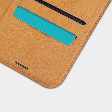 Nillkin Qin Leather Case - Etui Apple iPhone 12 Mini (Blue)