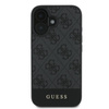 Guess 4G Bottom Stripe - Etui iPhone 16 Plus (szary)