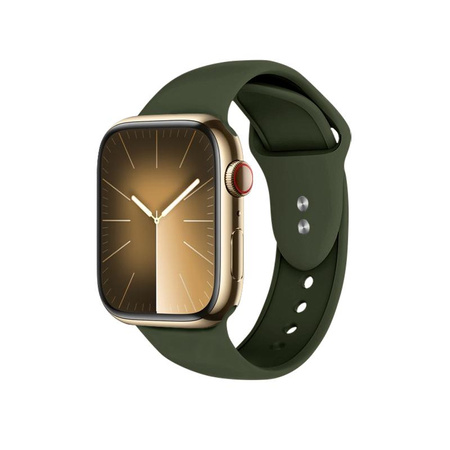 Crong Liquid - Pasek do Apple Watch 38/40/41/42 mm (zielony)