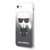 Karl Lagerfeld Iconic Karl Gradient - Etui iPhone SE 2020 / 8 / 7 (czarny)
