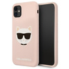 Karl Lagerfeld Choupette Head Silicone - Etui iPhone 11 (różowy)