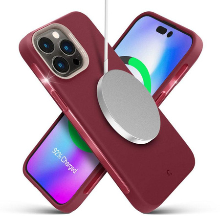 Spigen Cyrill Ultra Color MagSafe – Etui do iPhone 14 Pro (Sangria)