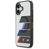 BMW M IML Metal Buttons Tricolor Lines MagSafe - Etui iPhone 17 (antracyt)