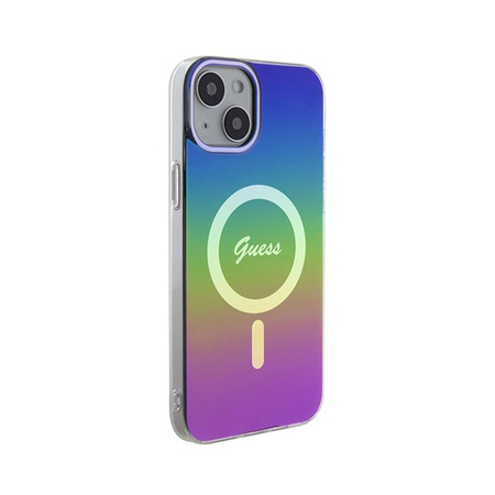 Guess IML Iridescent MagSafe - Etui iPhone 15 Plus (kolorowy)