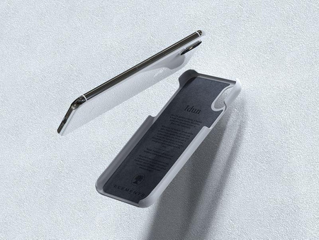 Nordic Elements Original Idun - Materiałowe etui iPhone Xs / X (Light Grey)