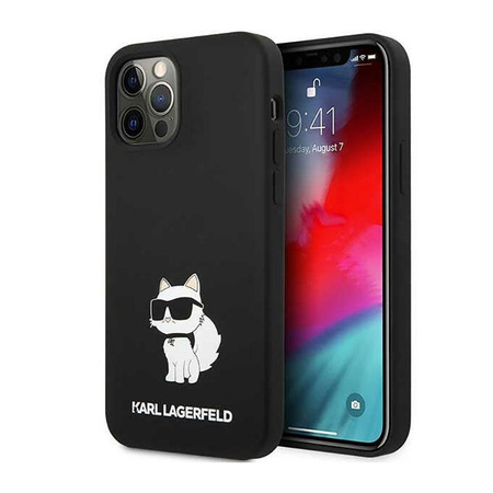 Karl Lagerfeld Silicone NFT Choupette - Etui iPhone 12 / iPhone 12 Pro (czarny)