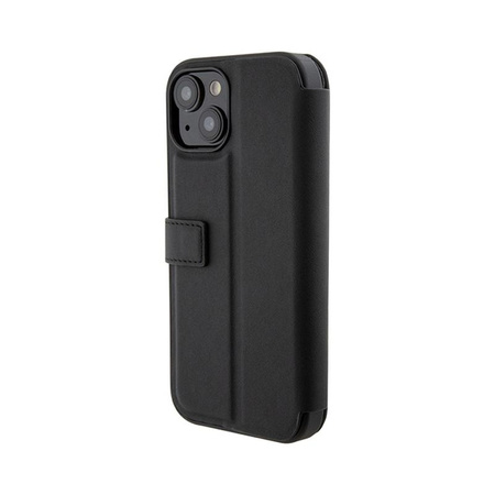 Mercedes Booktype Leather Wave Pattern - Etui iPhone 15 (czarny)