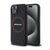 AMG Silicone Carbon Pattern MagSafe - Etui iPhone 15 (czarny)