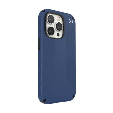 Speck Presidio2 Grip MagSafe - Antypoślizgowe etui iPhone 14 Pro (Coastal Blue / Black / White)