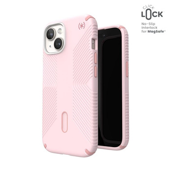 Speck Presidio2 Grip ClickLock & MagSafe - Etui iPhone 15 / iPhone 14 / iPhone 13 (Nimbus Pink/Dahlia Pink)