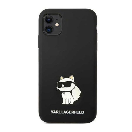 Karl Lagerfeld Silicone NFT Choupette - Etui iPhone 11 (czarny)