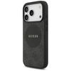 Guess 4G Circle Classic Logo MagSafe - Etui iPhone 17 Pro (czarny)