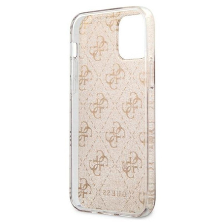 Guess 4G Glitter - Etui iPhone 12 Mini (Gold)