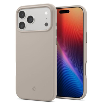 Spigen Silicone Fit Mag MagSafe - Etui do iPhone 17 Pro Max (Stone)