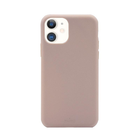 PURO Green Compostable Eco-friendly Cover - Ekologiczne etui iPhone 12 Mini (piaskowy róż)