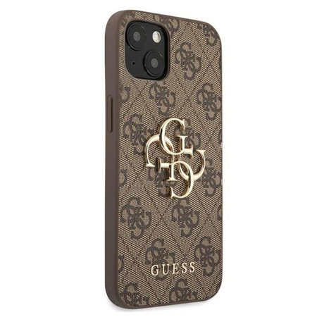 Guess 4G Big Metal Logo - Etui iPhone 13 (brązowy)